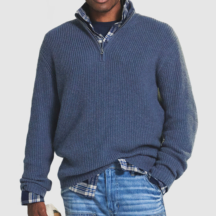 CONNOR™ - ZIP COLLAR SWEATER