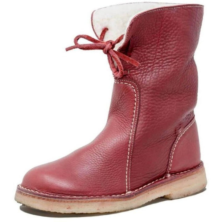 Leah - Waterproof Winter Leather Boots