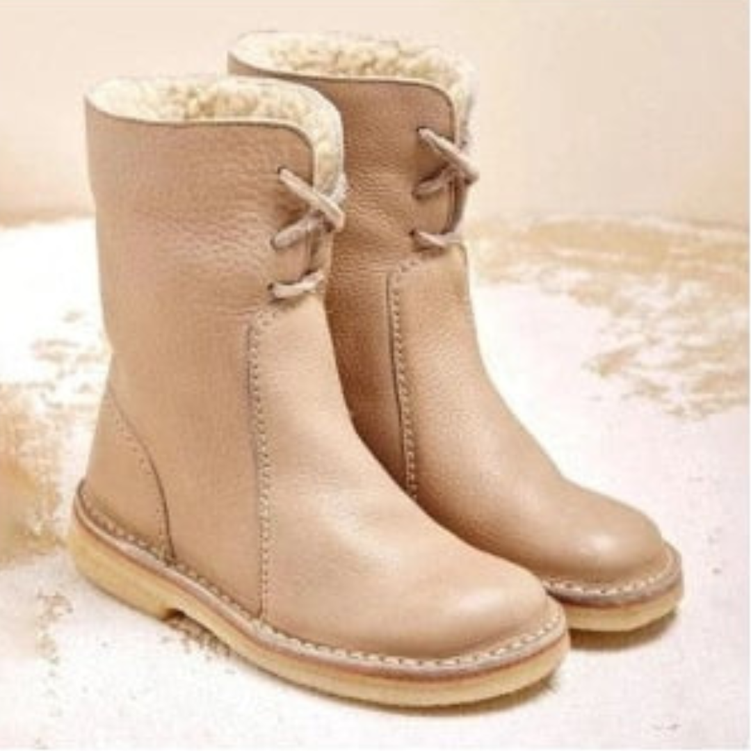 Leah - Waterproof Winter Leather Boots